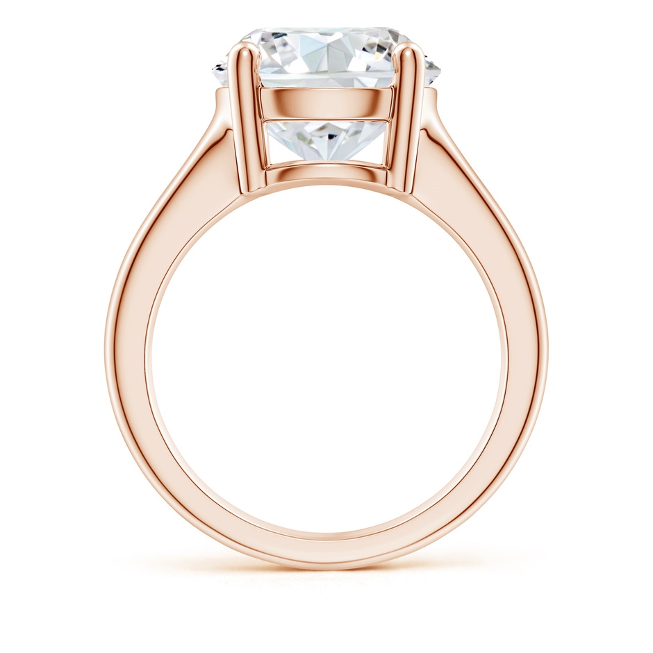 11.1mm FGVS Lab-Grown Round Diamond Solitaire Engagement Ring in Rose Gold side 199