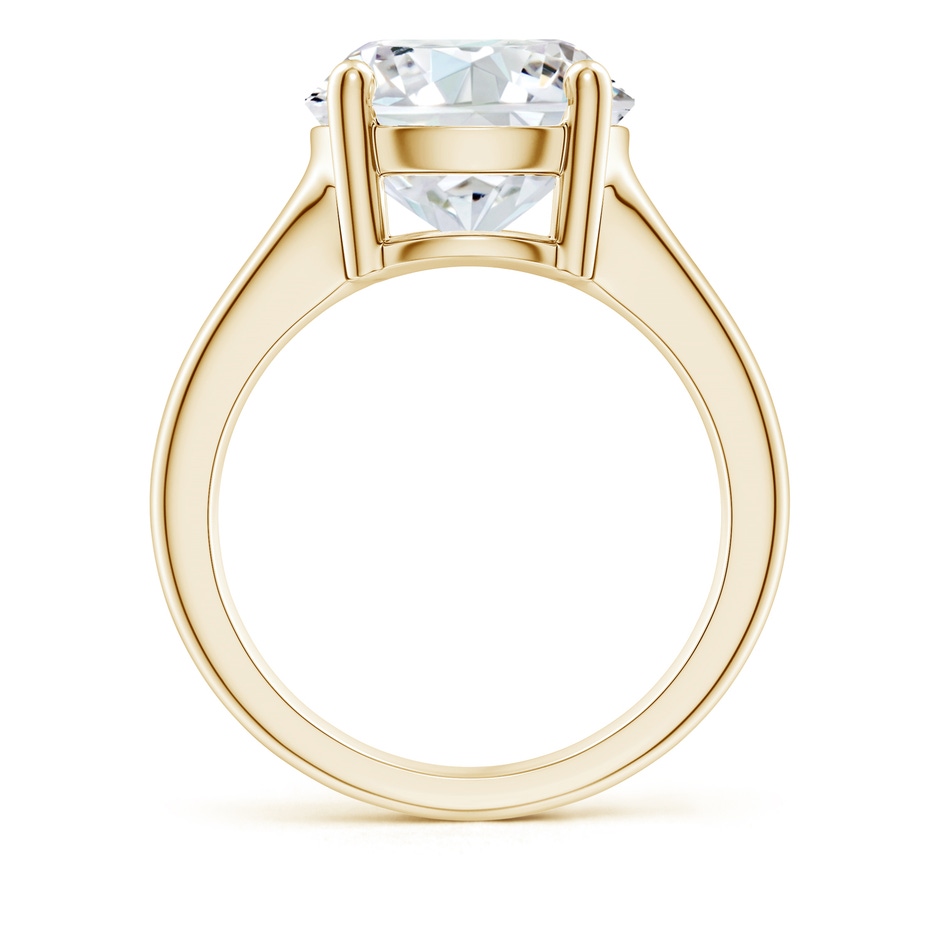 11.1mm FGVS Lab-Grown Round Diamond Solitaire Engagement Ring in Yellow Gold side 199