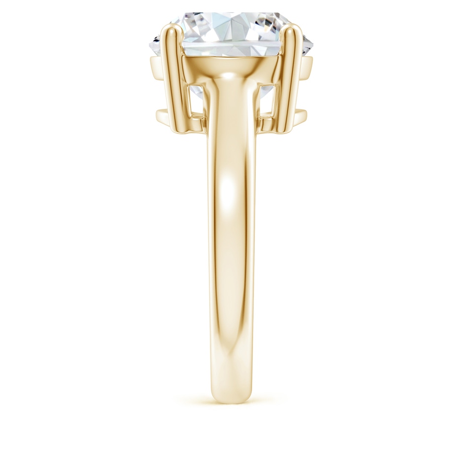 11.1mm FGVS Lab-Grown Round Diamond Solitaire Engagement Ring in Yellow Gold side 299