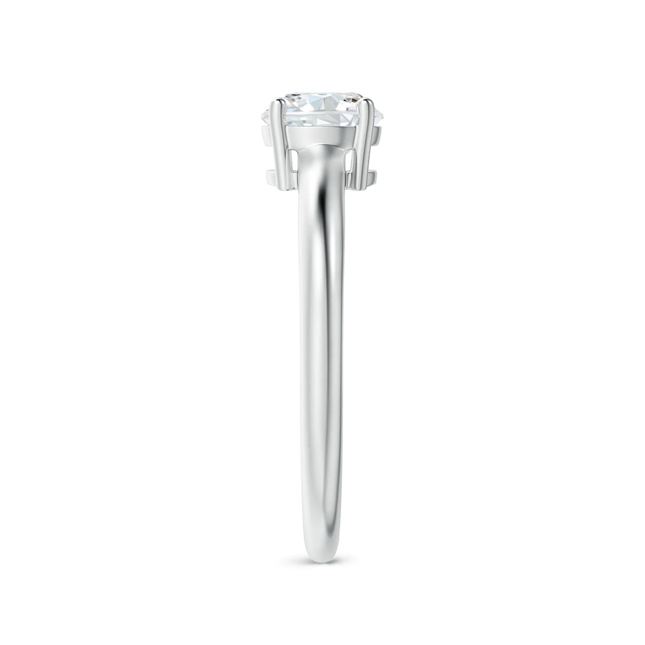 5.8mm FGVS Lab-Grown Round Diamond Solitaire Engagement Ring in S999 Silver side 299