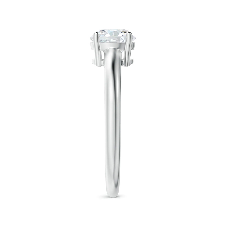 6.4mm FGVS Lab-Grown Round Diamond Solitaire Engagement Ring in White Gold side 299