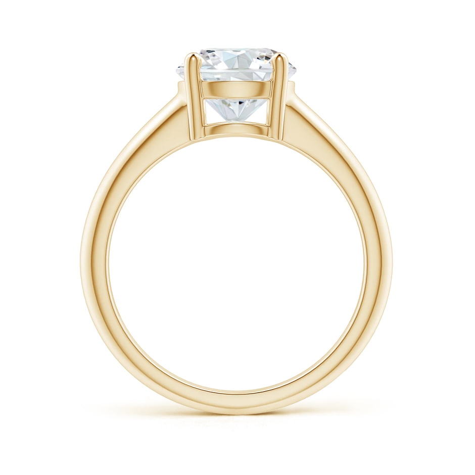 8.1mm FGVS Lab-Grown Round Diamond Solitaire Engagement Ring in Yellow Gold side 199