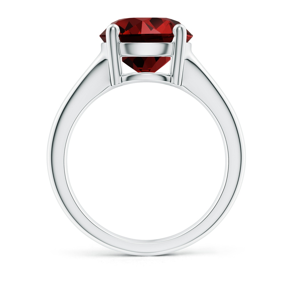 10mm Labgrown Lab-Grown Round Ruby Solitaire Engagement Ring in P950 Platinum - side 199