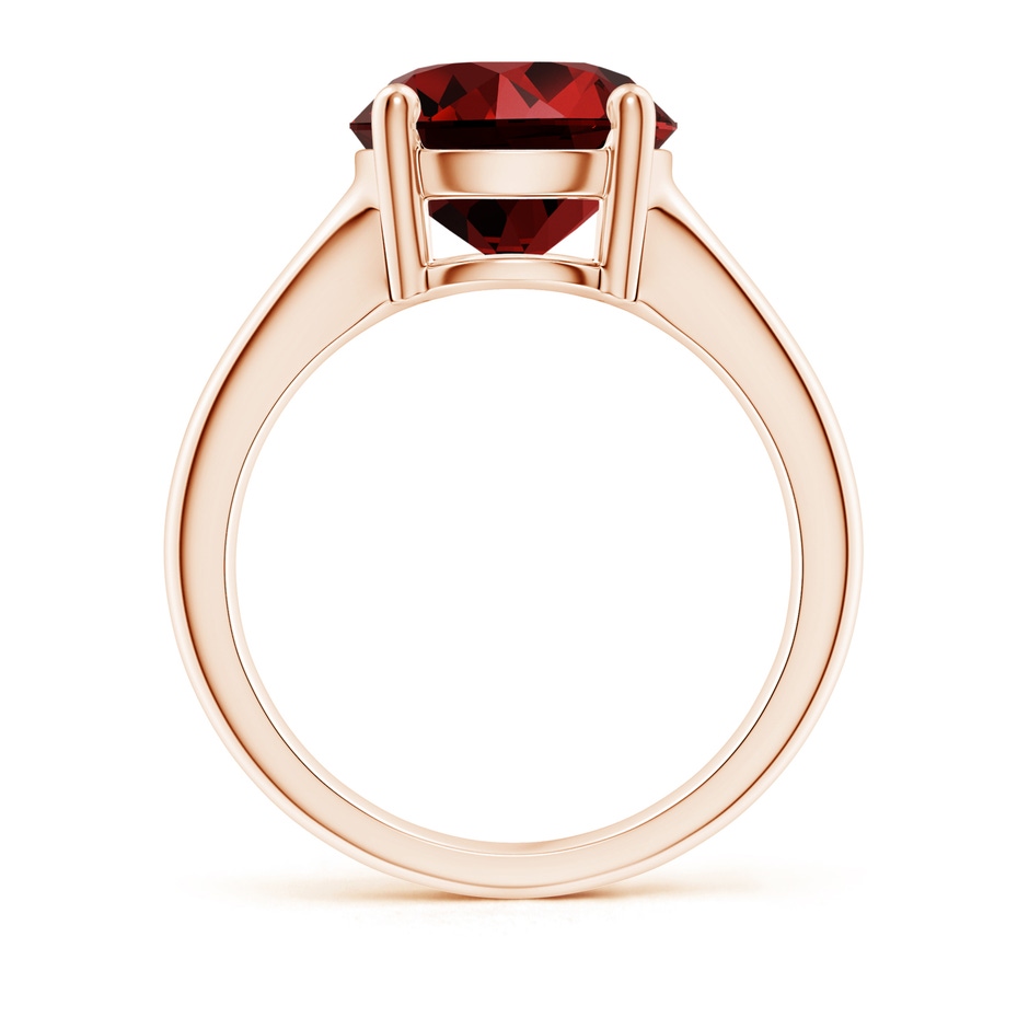 10mm Labgrown Lab-Grown Round Ruby Solitaire Engagement Ring in Rose Gold side 199