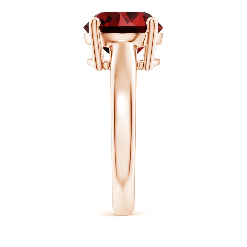 10mm Labgrown Lab-Grown Round Ruby Solitaire Engagement Ring in Rose Gold side 299