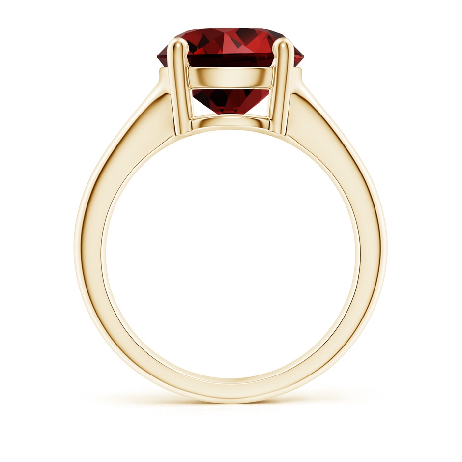 10mm Labgrown Lab-Grown Round Ruby Solitaire Engagement Ring in Yellow Gold side 199