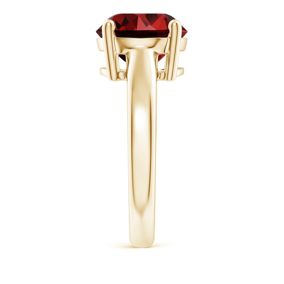 10mm Labgrown Lab-Grown Round Ruby Solitaire Engagement Ring in Yellow Gold side 299