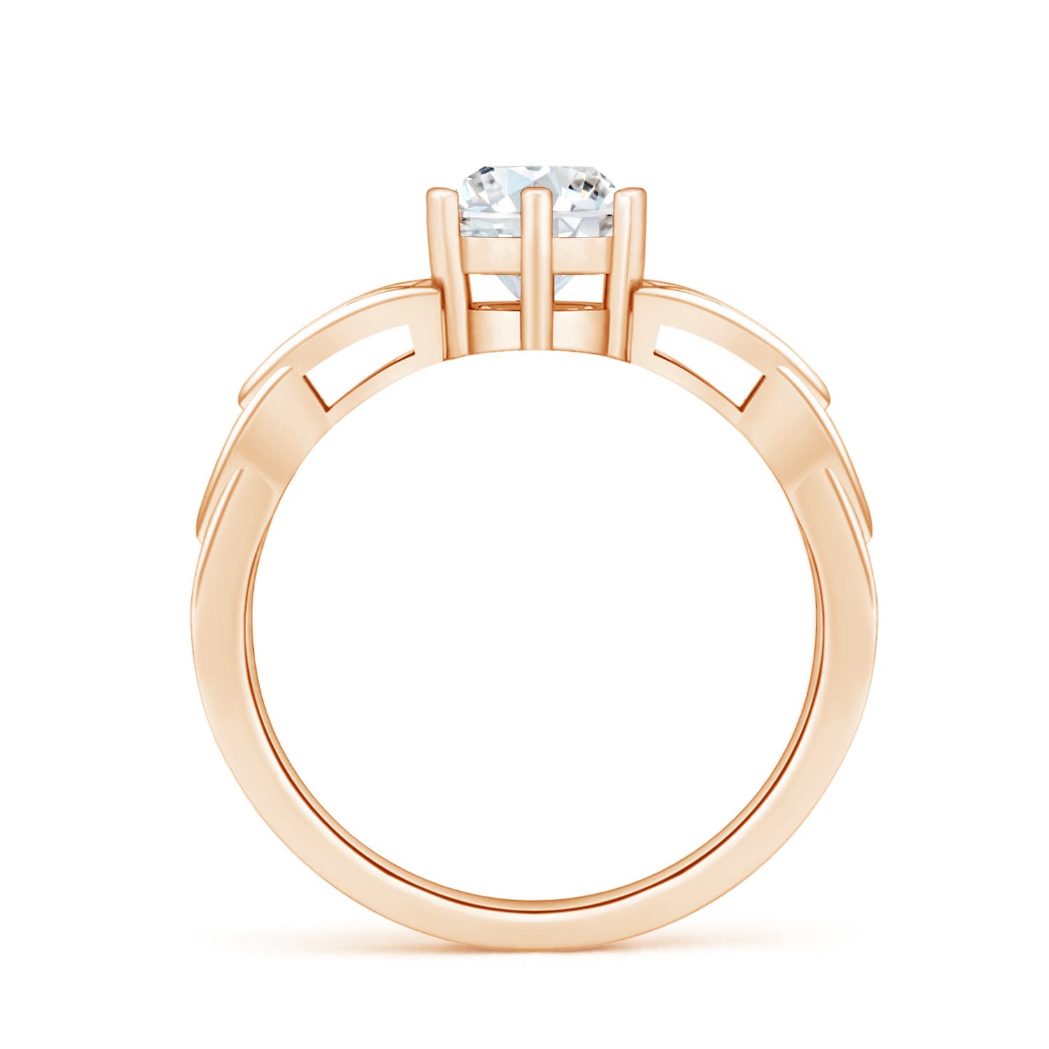 F-G, VS / 0.72 CT / 14 KT Rose Gold