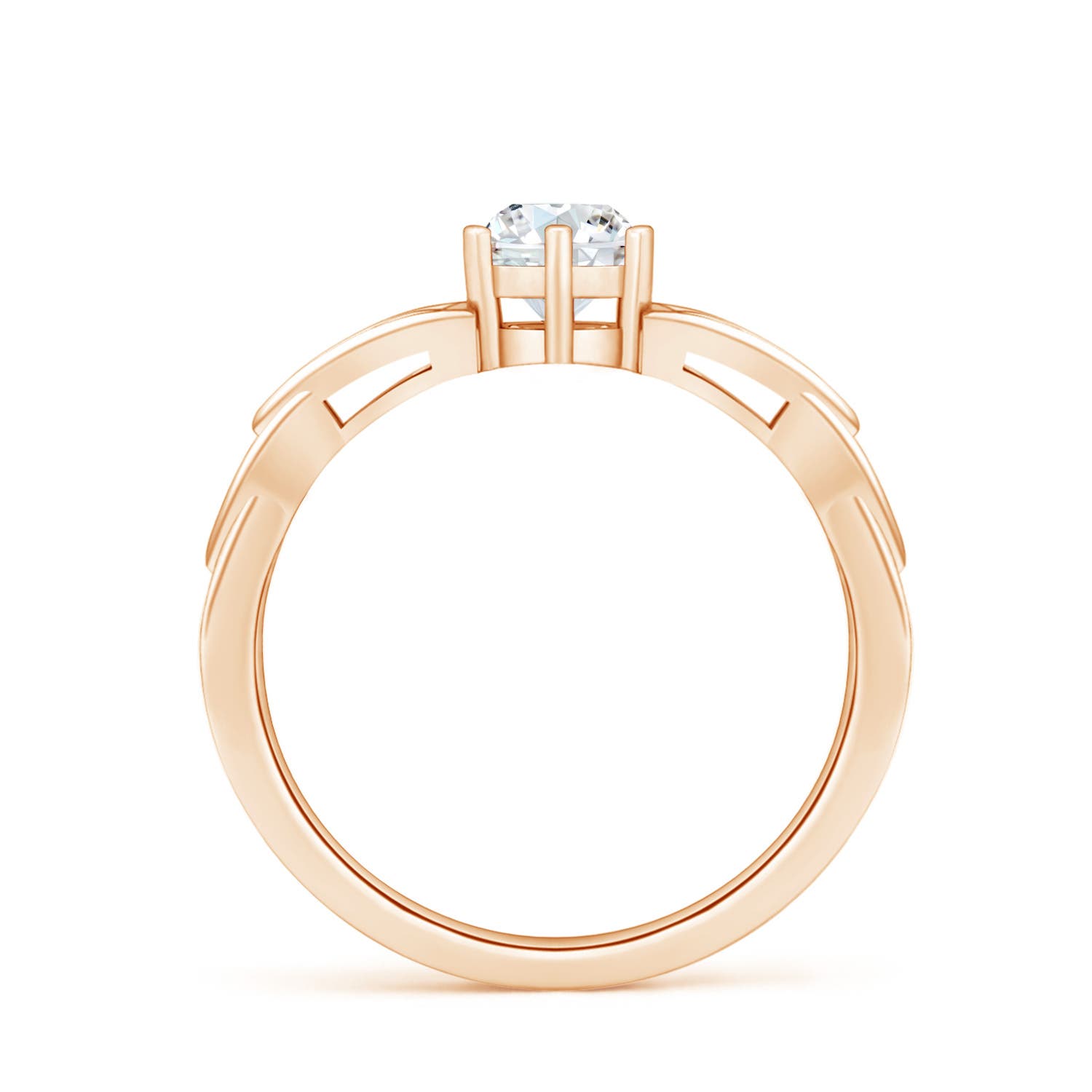 F-G, VS / 0.47 CT / 14 KT Rose Gold