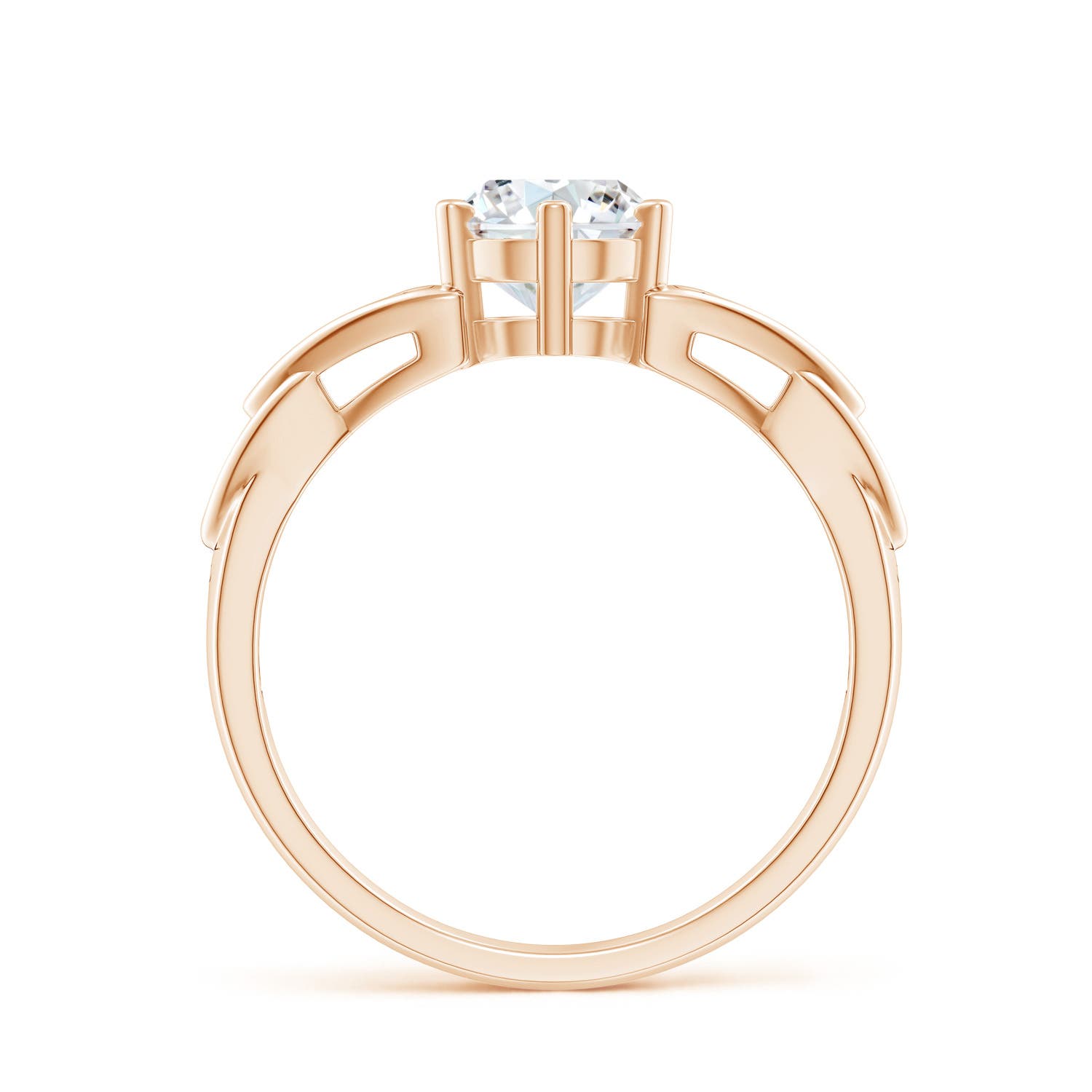 F-G, VS / 1 CT / 14 KT Rose Gold