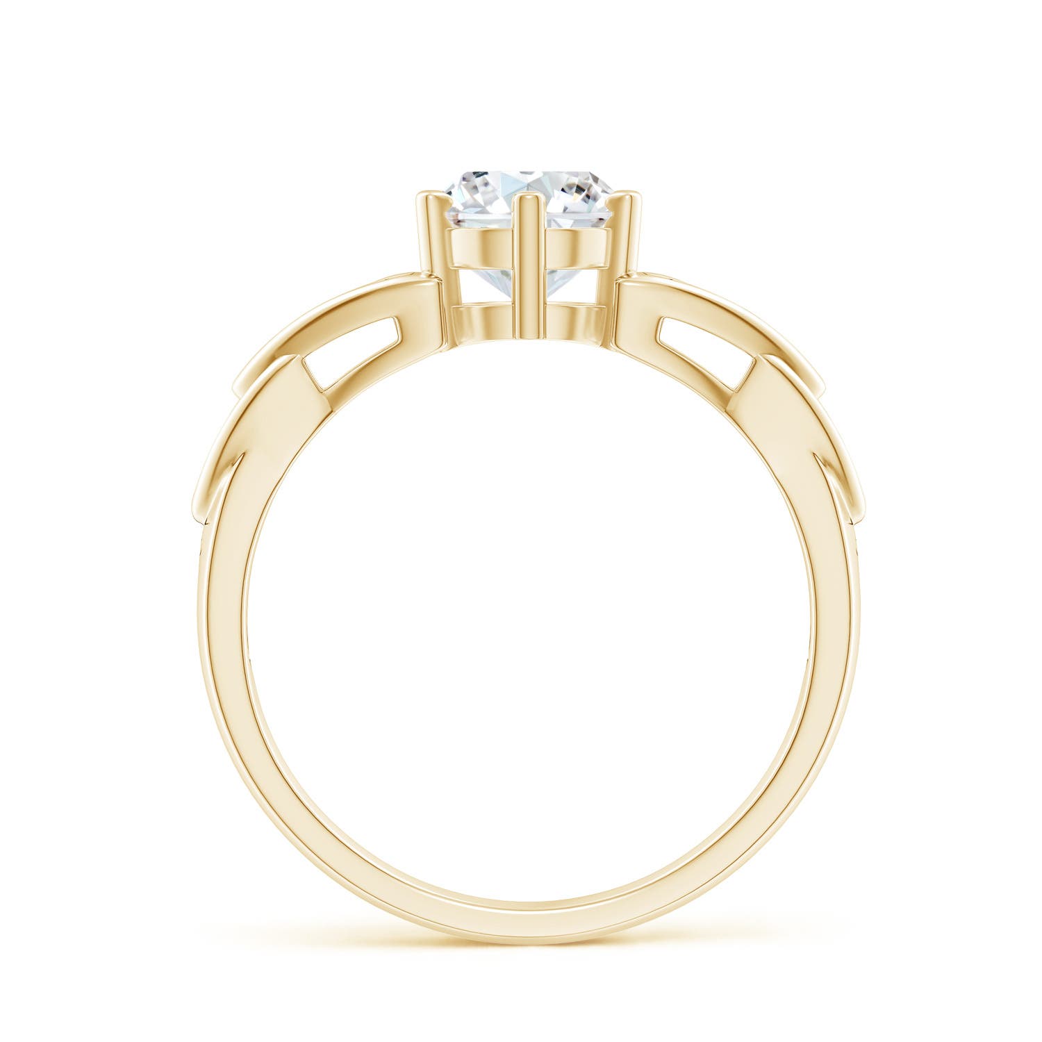 F-G, VS / 1 CT / 14 KT Yellow Gold