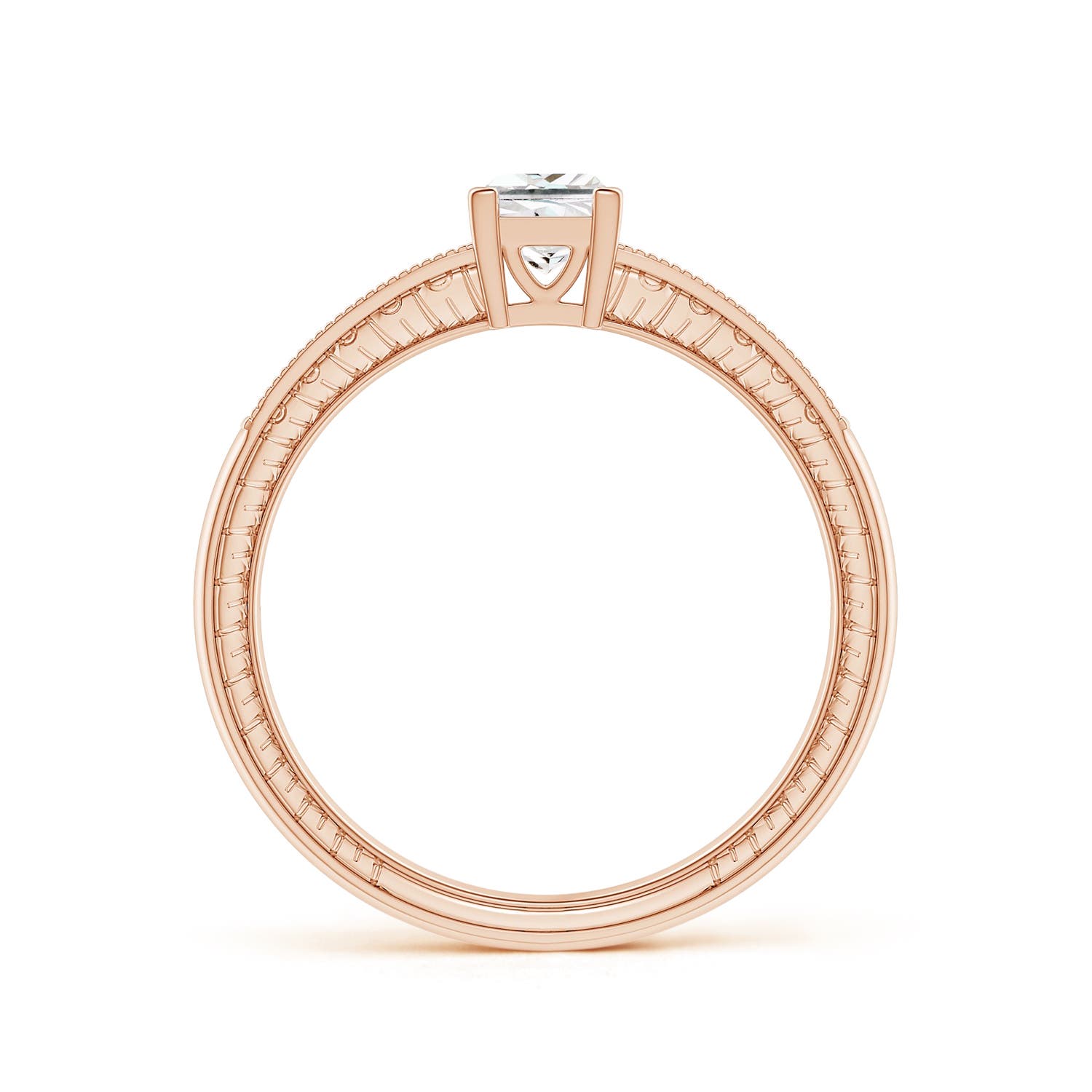 F-G, VS / 0.49 CT / 14 KT Rose Gold