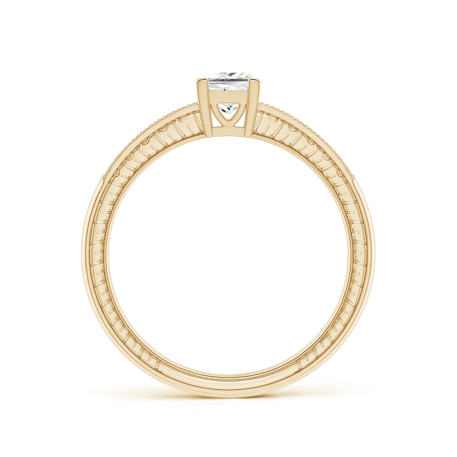 F-G, VS / 0.49 CT / 14 KT Yellow Gold