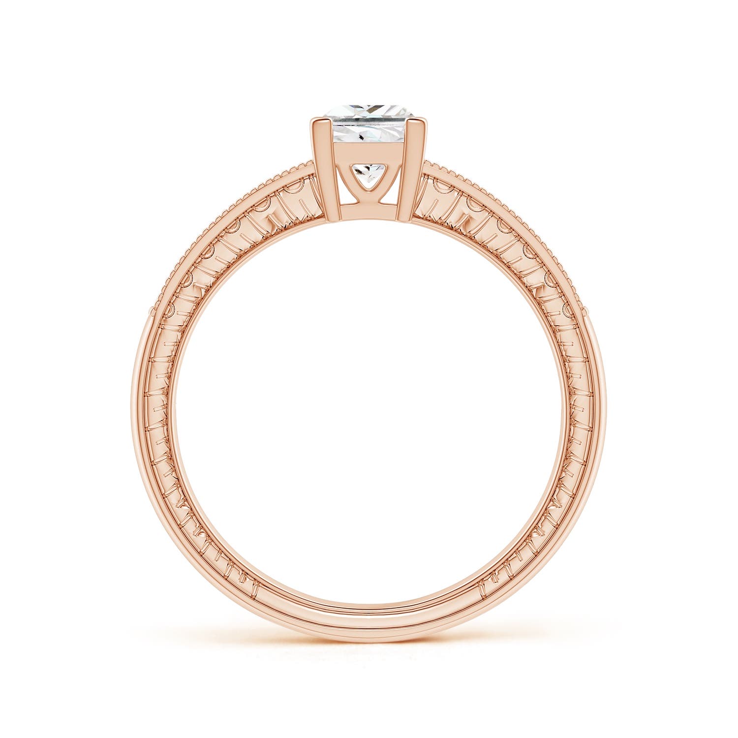 F-G, VS / 0.69 CT / 14 KT Rose Gold