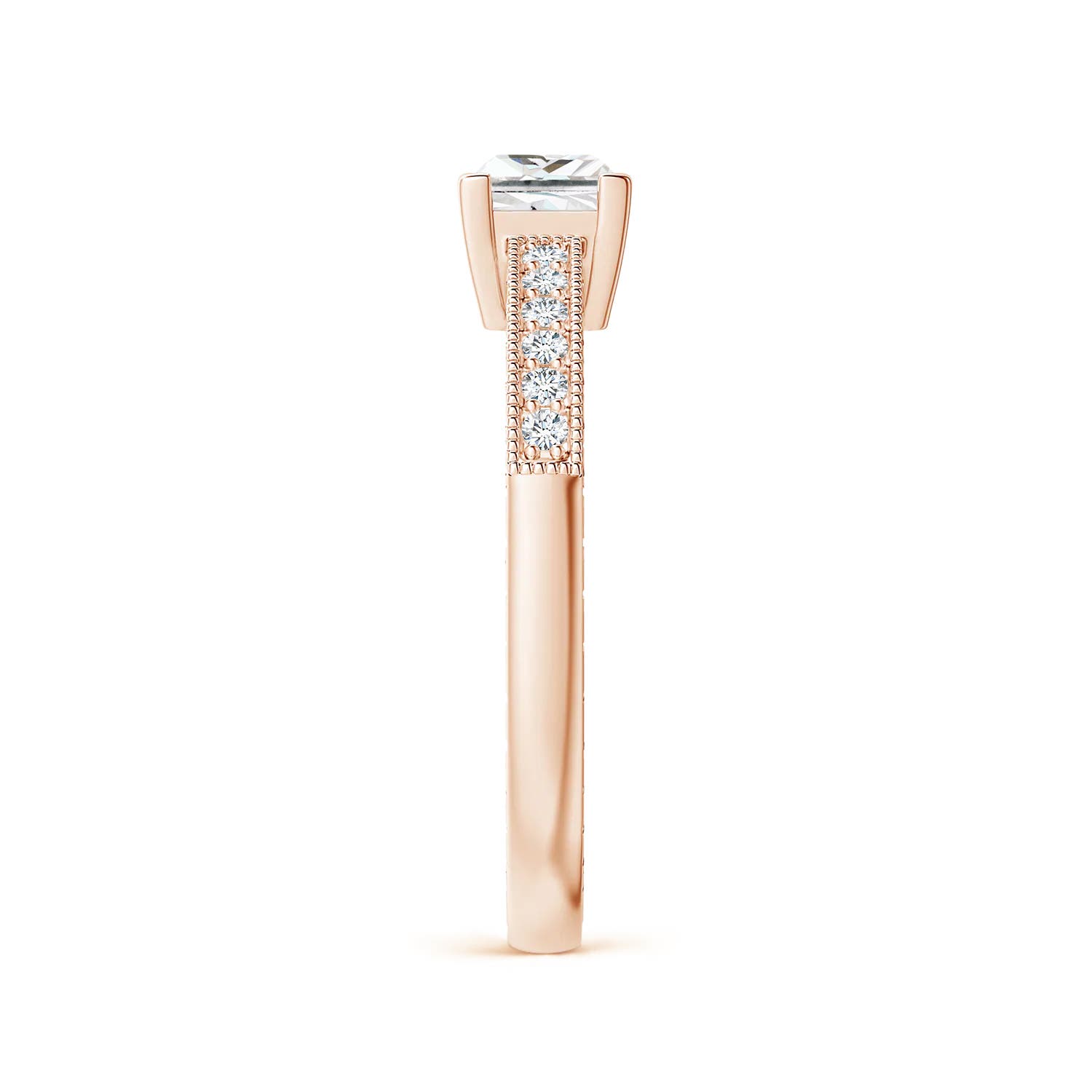 F-G, VS / 0.69 CT / 14 KT Rose Gold