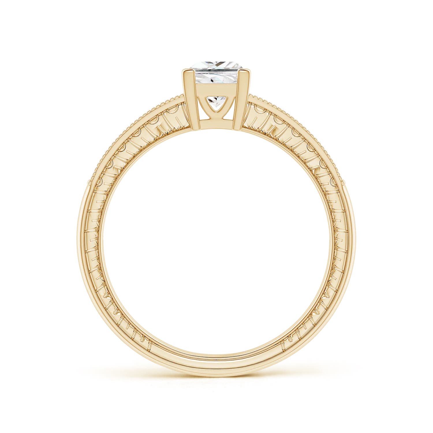 F-G, VS / 0.69 CT / 14 KT Yellow Gold