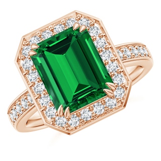 Emerald Cut Lab-Grown Lab Grown Emerald