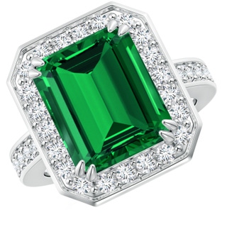 Emerald Cut Lab-Grown Lab Grown Emerald