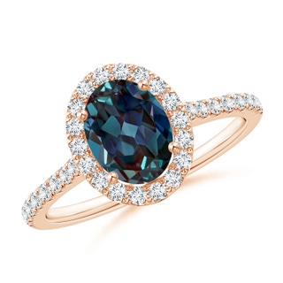 Oval Lab-Grown Lab Grown Alexandrite