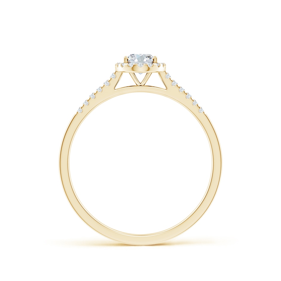6x4mm FGVS Lab-Grown Oval Diamond Halo Ring in 10K Yellow Gold side 199
