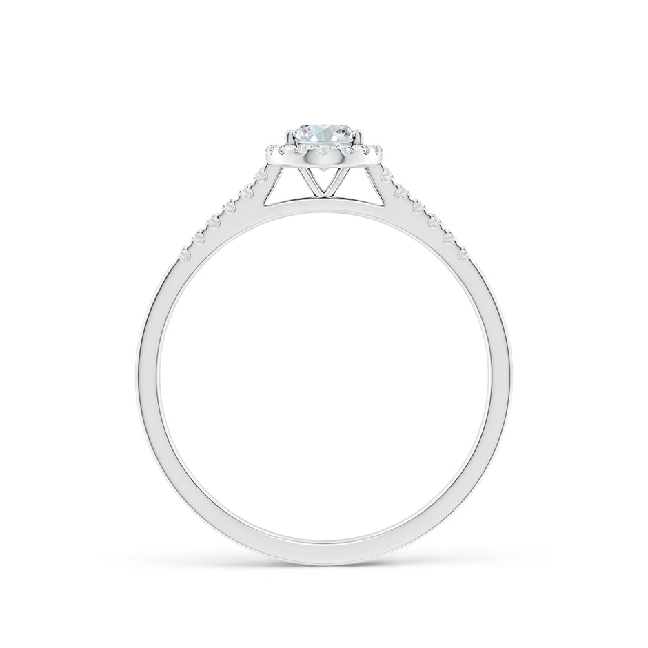 6x4mm FGVS Lab-Grown Oval Diamond Halo Ring in White Gold side 199