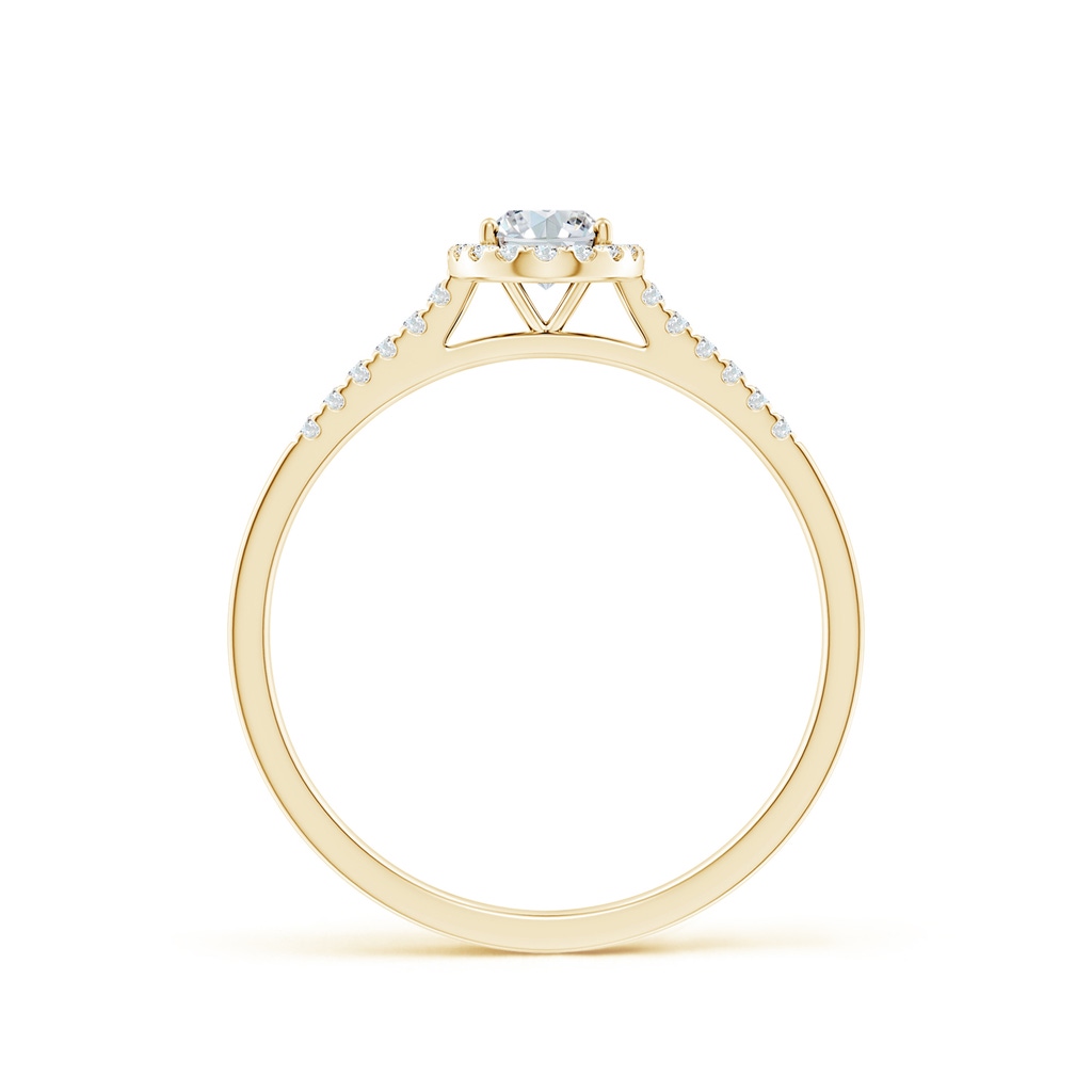 6x4mm FGVS Lab-Grown Oval Diamond Halo Ring in Yellow Gold Side 199