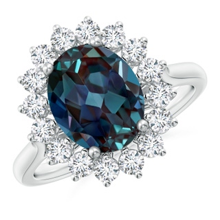 Oval Lab-Grown Lab Grown Alexandrite