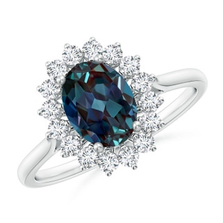 Oval Lab-Grown Lab Grown Alexandrite