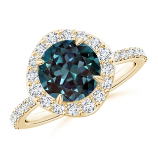 Round Lab-Grown Lab Grown Alexandrite