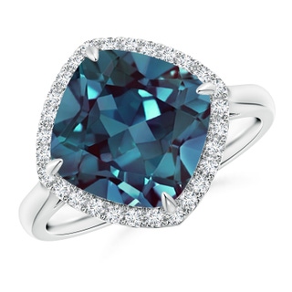 Cushion Lab-Grown Lab Grown Alexandrite