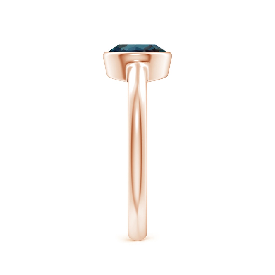7mm Labgrown Bezel-Set Round Lab-Grown Alexandrite Solitaire Engagement Ring in Rose Gold side 299
