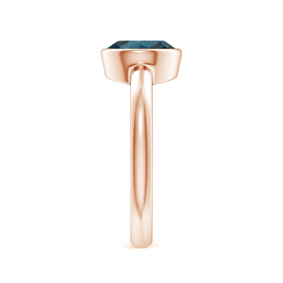8mm Labgrown Bezel-Set Round Lab-Grown Alexandrite Solitaire Engagement Ring in 18K Rose Gold side 299
