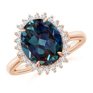 Oval Lab-Grown Lab Grown Alexandrite