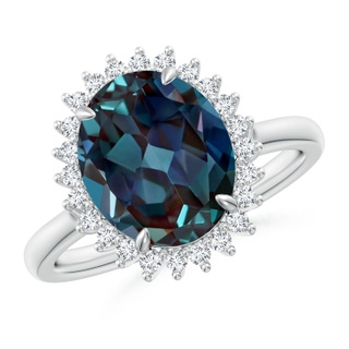 Oval Lab-Grown Lab Grown Alexandrite