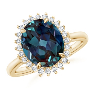 Oval Lab-Grown Lab Grown Alexandrite
