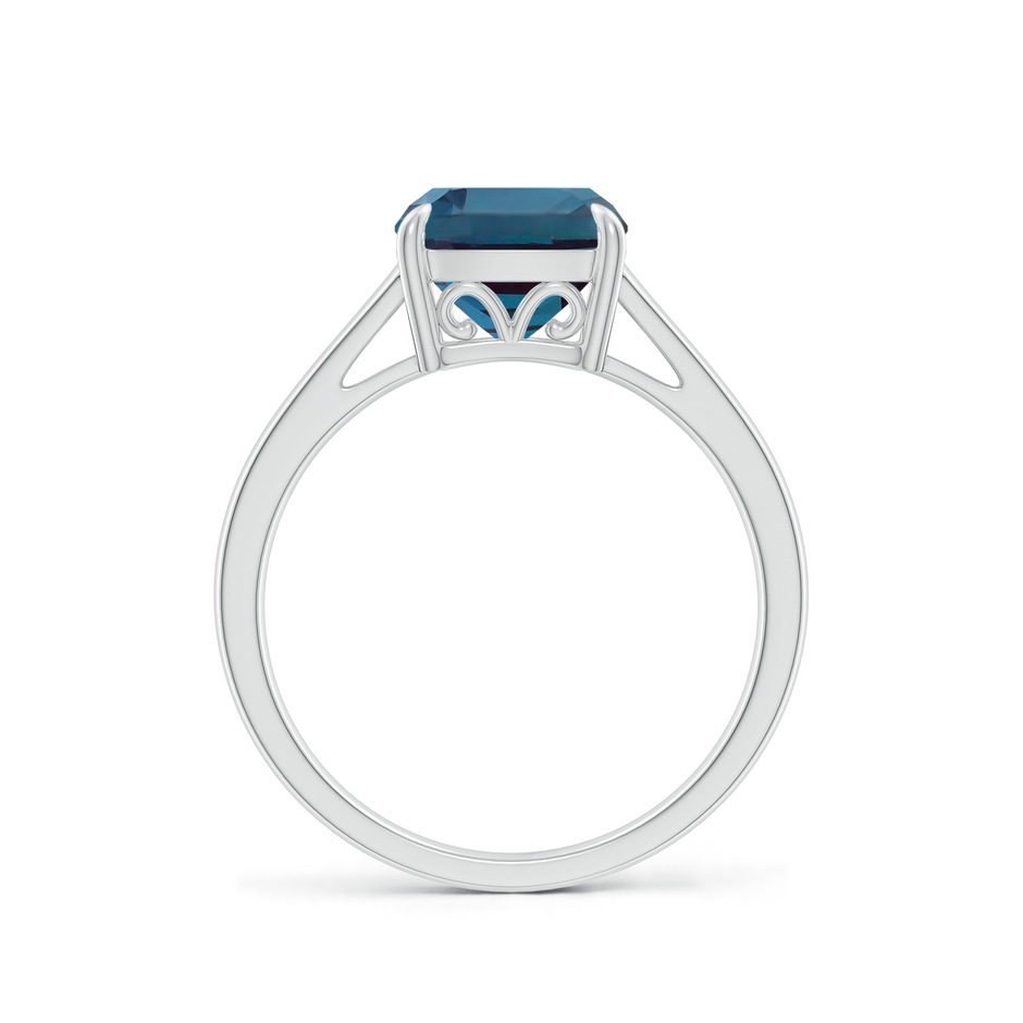 8mm Labgrown Classic Solitaire Cushion Lab-Grown Alexandrite Cocktail Ring in P950 Platinum side 199