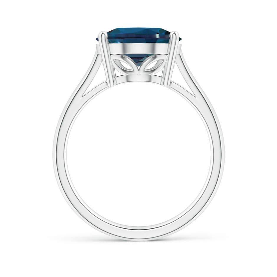12x10mm Labgrown Oval Solitaire Lab-Grown Alexandrite Cocktail Ring in White Gold side 199