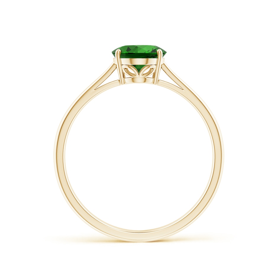 8x6mm Labgrown Lab-Grown Oval Solitaire Emerald Cocktail Ring in Yellow Gold side 199