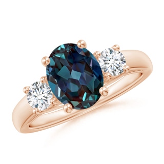 Oval Lab-Grown Lab Grown Alexandrite