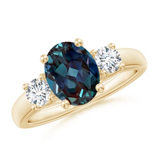 Oval Lab-Grown Lab Grown Alexandrite