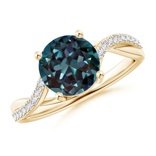 Round Lab-Grown Lab Grown Alexandrite