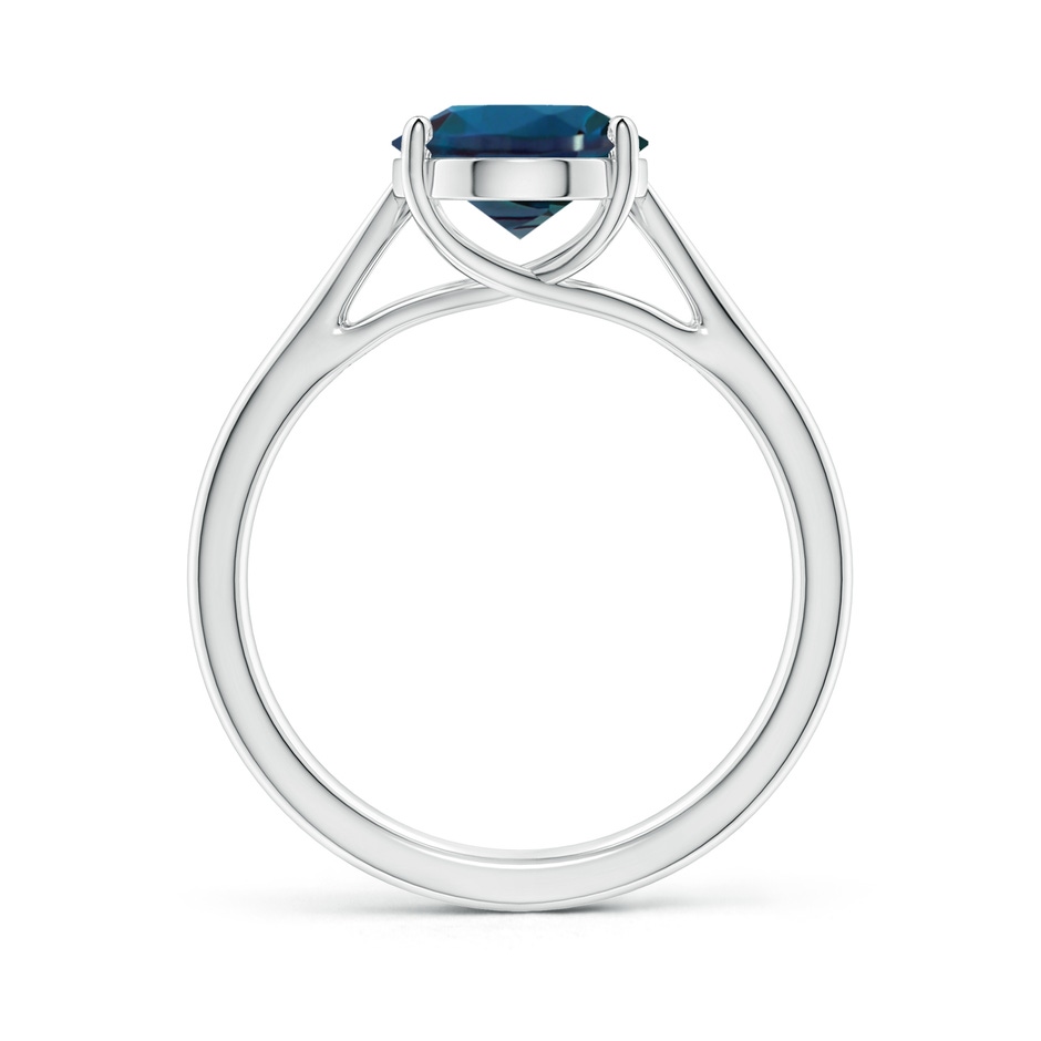 10x8mm Labgrown Prong-Set Oval Lab-Grown Alexandrite Cathedral Solitaire Ring in White Gold side 199