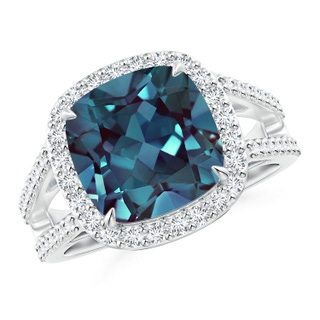 Cushion Lab-Grown Lab Grown Alexandrite