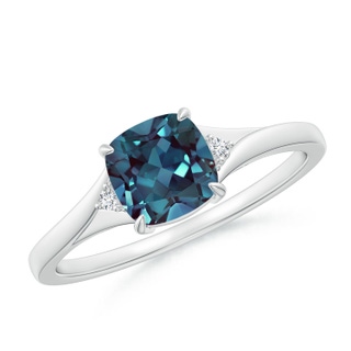 Cushion Lab-Grown Lab Grown Alexandrite