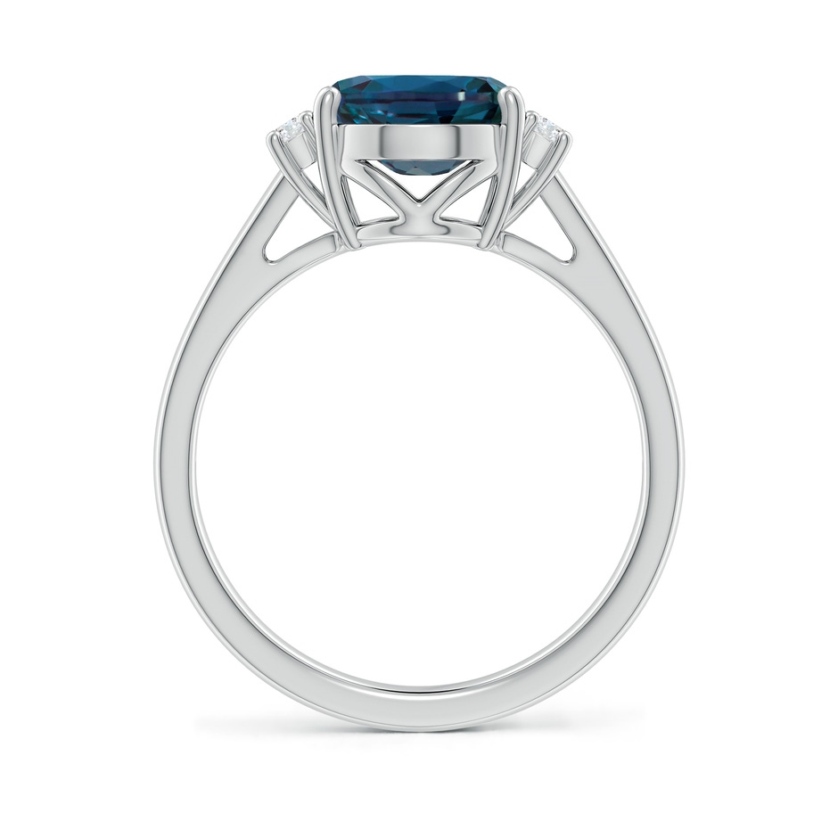 10x8mm Labgrown Oval-Shaped Lab-Grown Alexandrite Solitaire Ring with Diamond Accents in White Gold side 199