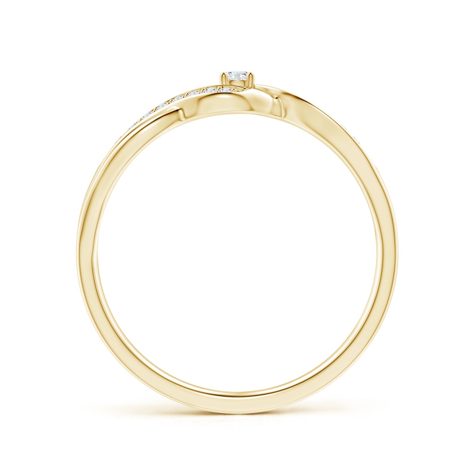 2.2mm FGVS Lab-Grown Solitaire Round Diamond Infinity Promise Ring in 18K Yellow Gold side 199