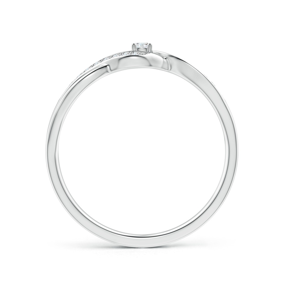 2.2mm FGVS Lab-Grown Solitaire Round Diamond Infinity Promise Ring in P950 Platinum side 199