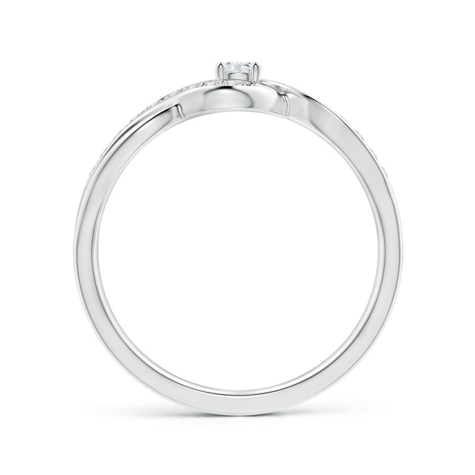 2.8mm FGVS Lab-Grown Solitaire Round Diamond Infinity Promise Ring in White Gold side 199