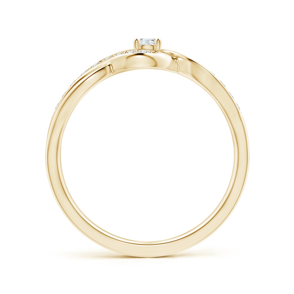 2.8mm FGVS Lab-Grown Solitaire Round Diamond Infinity Promise Ring in Yellow Gold side 199