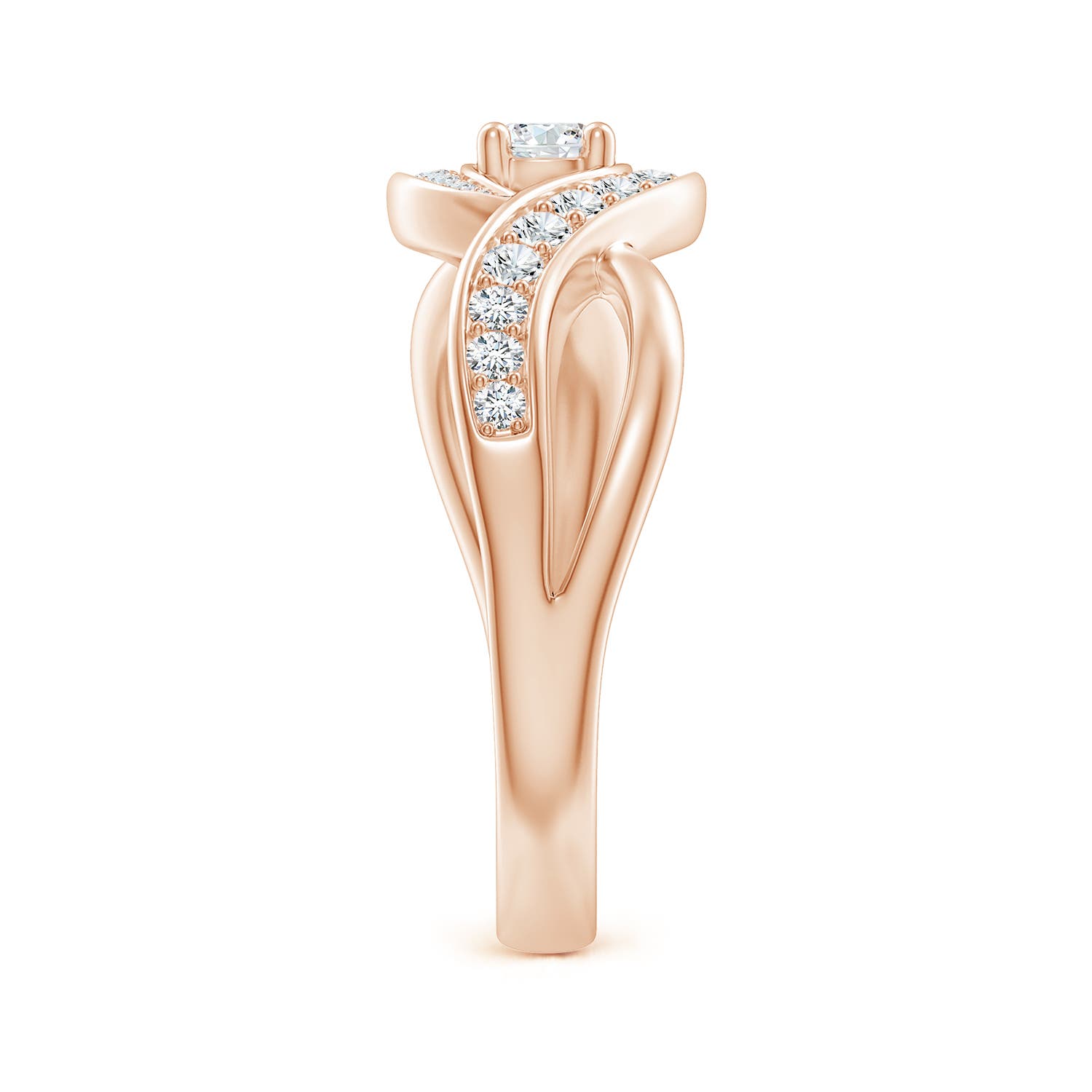 F-G, VS / 0.55 CT / 14 KT Rose Gold